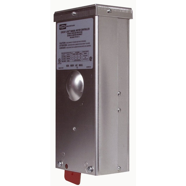 Hubbell Wiring Device-Kellems Switches and Lighting Controls, Industrial Grade, Switched Enclosures, Motor Disconnects, Enclosure Only, For 30, 40 and 60A Aluminum, NEMA 3R HBL16R90 - main